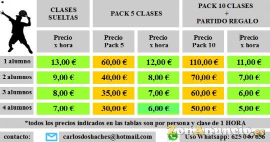 clases de padel en las rozas